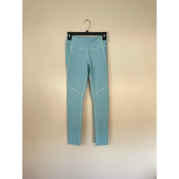 Outdoor Voices 7/8 Warm Up Legging in Pool Blue - Size S - New - Picture 2 of 4